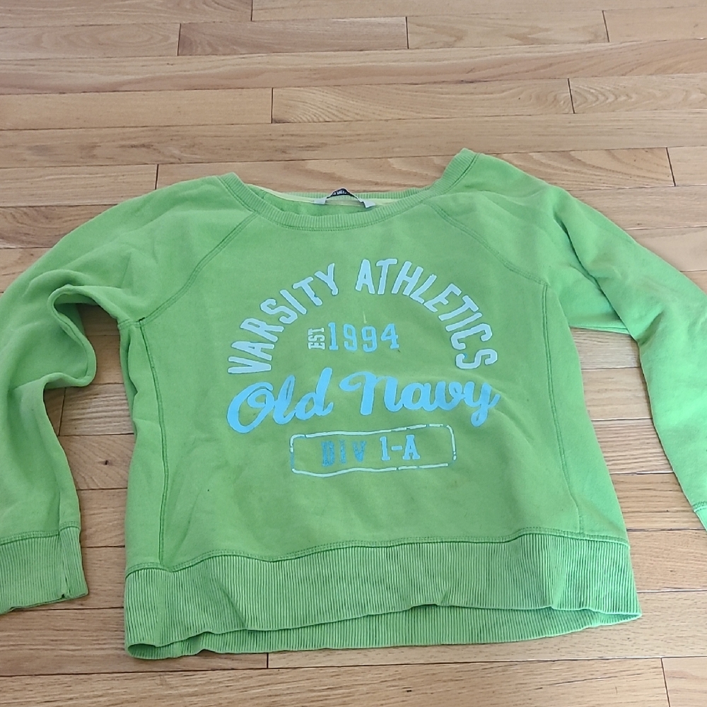 Green Varsity Crewneck